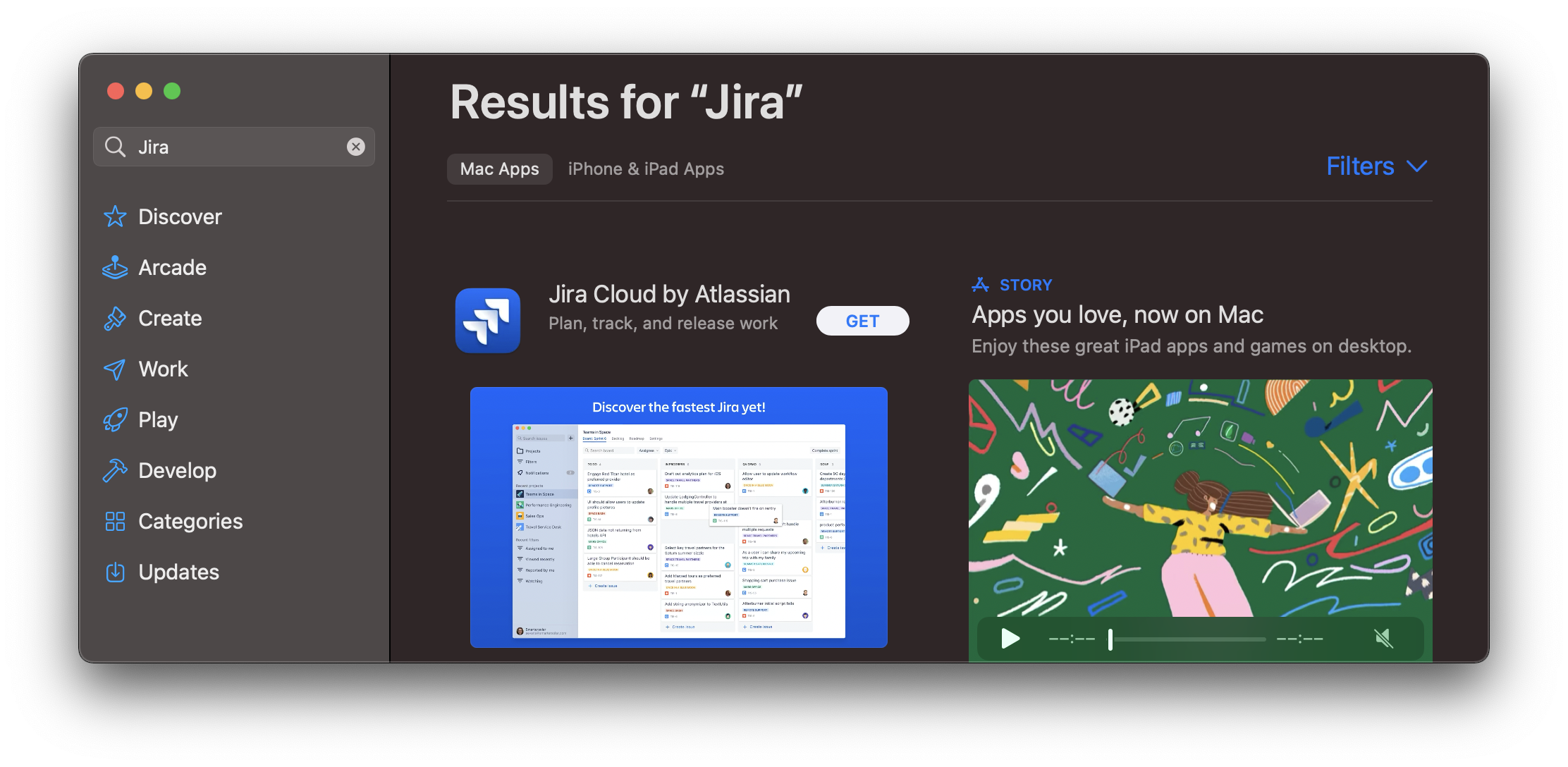 Jira for Mac download from App Store